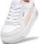 Puma Carina Street leren sneakers wit roze Meisjes Leer Meerkleurig 28 - Thumbnail 10