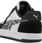PUMA Caven 2.0 Snake Chic Dames Sneakers Black- White- Aged Silver - Thumbnail 7