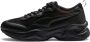 PUMA Cilia Dames Sneakers Black Silver Peach Bud - Thumbnail 3