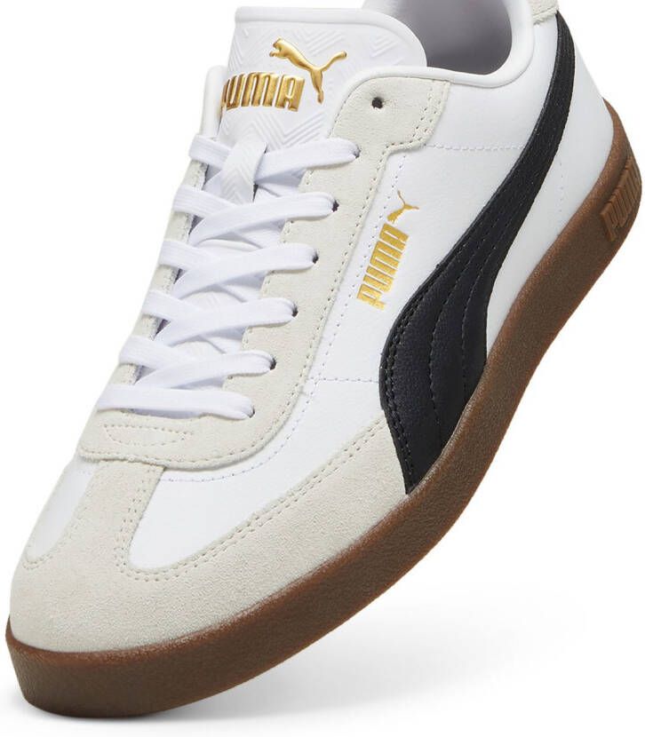 Puma Sneakersy skórzane z obszyciem w kontrastowym kolorze model Club II Era - Foto 18
