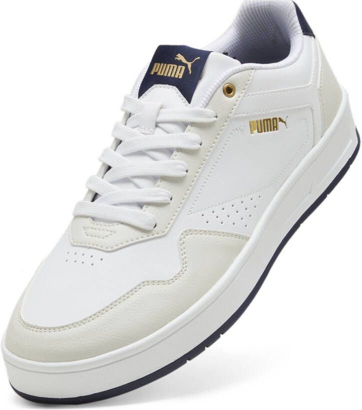 Puma Court Classic sneakers wit lichtgrijs donkerblauw - Foto 7