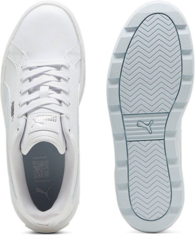 PUMA Karmen L Dames Sneakers White-Dewdrop- Silver - Foto 4