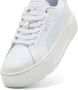 PUMA Karmen L Dames Sneakers White-Dewdrop- Silver - Thumbnail 5