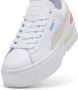 Puma Mayze Lth sneakers wit roze lichtgrijs - Thumbnail 10