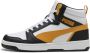 PUMA Rebound v6 Unisex Sneakers White-Archive Gold- Black - Thumbnail 4