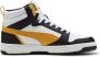 PUMA Rebound v6 Unisex Sneakers White-Archive Gold- Black - Thumbnail 5