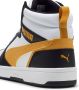 PUMA Rebound v6 Unisex Sneakers White-Archive Gold- Black - Thumbnail 7