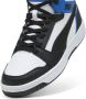 Puma Rebound V6 sneakers zwart wit kobaltblauw - Thumbnail 5