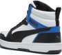 Puma Rebound V6 sneakers zwart wit kobaltblauw - Thumbnail 6