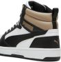 Puma Wit Zwart Rebound V6 Sneakers - Thumbnail 7