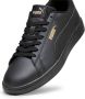 PUMA Smash 3.0 L Unisex Sneakers Black- Gold- Black - Thumbnail 7