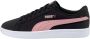 PUMA Smash v2 Buck SD Dames Sneakers Schoenen Zwart - Thumbnail 2