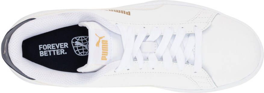 Puma Smash Lage Leren Sneakers Wit Heren - Foto 11