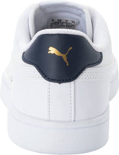 Puma Smash Lage Leren Sneakers Wit Heren - Foto 12