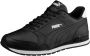 PUMA ST Runner V2 Full Leather Sneakers Sportschoenen Schoenen Zwart 365277 - Thumbnail 5