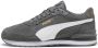 PUMA ST Runner v4 SD unisex sneaker schoenen trainers leer 399665 02 grijs - Thumbnail 4