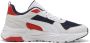 PUMA Trinity 2 LT Unisex Sneakers Navy- White-Feather Gray-Red Fire - Thumbnail 6