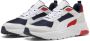 PUMA Trinity 2 LT Unisex Sneakers Navy- White-Feather Gray-Red Fire - Thumbnail 10