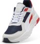 PUMA Trinity 2 LT Unisex Sneakers Navy- White-Feather Gray-Red Fire - Thumbnail 6