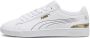 PUMA Vikky v3 Metallic Shine Dames Sneakers White- Gold- Silver - Thumbnail 2
