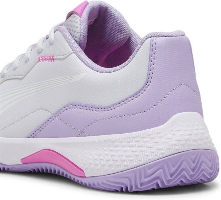 PUMA NOVA Smash Wn's Dames Sportschoenen Silver Mist- White-Vivid Violet - Foto 6