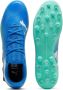 PUMA Fußballschuhe Low Future 7 Play MG 107941 Hyperlink Blue-Mint- White - Thumbnail 4