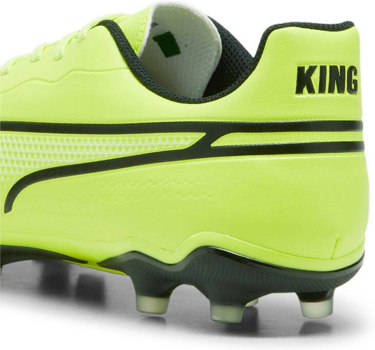 PUMA King Match Fg ag Voetbalschoenen Geel - Foto 5