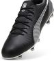 PUMA KING MATCH FG AG Unisex Sportschoenen Black- White-Cool Dark Gray - Thumbnail 7