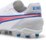 Puma King Match senior voetbalschoenen wit kobaltblauw lichtgrijs - Thumbnail 7