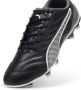 Puma King Pro senior voetbalschoenen zwart wit antraciet - Thumbnail 7
