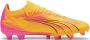 PUMA Ultra Match Gras Kunstgras Voetbalschoenen (MG) Oranje Zwart Roze - Thumbnail 8