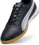 Puma King Match Senior zaalvoetbalschoenen zwart wit - Thumbnail 5