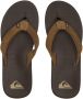 Quiksilver Carver Suede Core Sandalen zwart bruin - Thumbnail 4