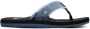 Quiksilver Monkey Abyss Youth Jongens Slippers Blue Black - Thumbnail 4