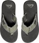 Quiksilver Monkey Abyss Heren Slippers Green Black Brown - Thumbnail 3