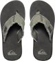 Quiksilver Monkey Abyss Heren Slippers Green Black Brown - Thumbnail 4