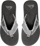 Quiksilver Monkey Abyss Heren Slippers Grey Black Brown - Thumbnail 4