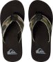 Quiksilver Monkey Abyss Heren Slippers Green Brown Black - Thumbnail 3