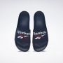 Reebok Training Fulgere Slide badslippers donkerblauw wit rood - Thumbnail 7