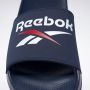 Reebok Training Fulgere Slide badslippers donkerblauw wit rood - Thumbnail 10