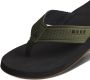 Reef The layback Black Olive Heren Slippers Teenslippers Groen - Thumbnail 14