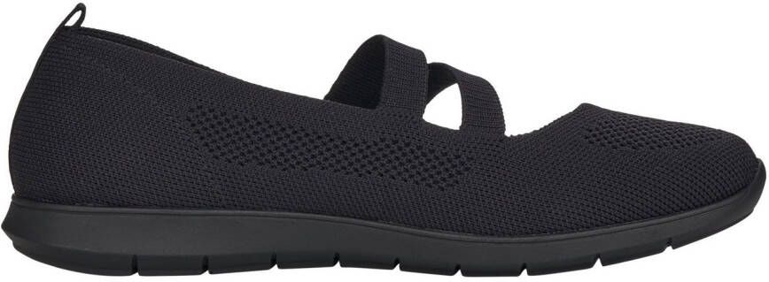 Remonte Ballerina's met riempje Slipper instapschoen slip-on sneaker in sportief ontwerp