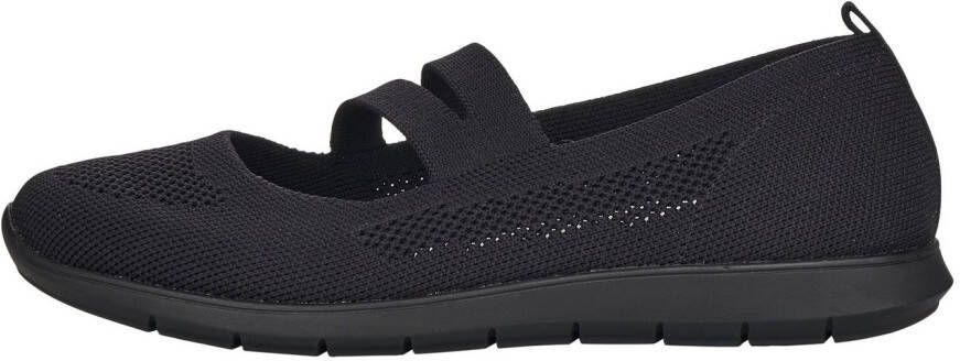 Remonte Ballerina's met riempje Slipper instapschoen slip-on sneaker in sportief ontwerp