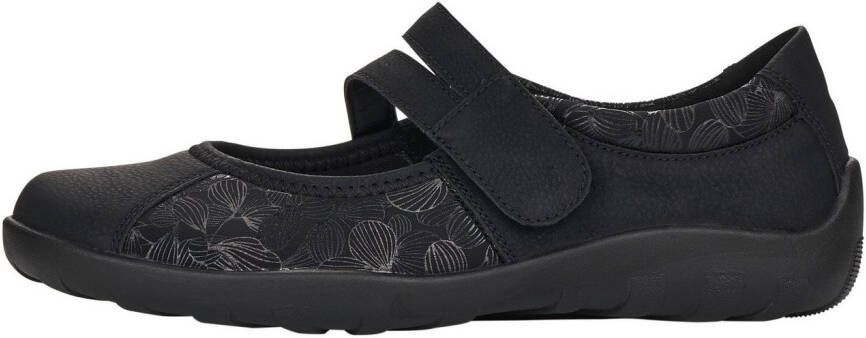Remonte Ballerina's Slipper instapschoen slip-on sneaker met subtiele slangenlook