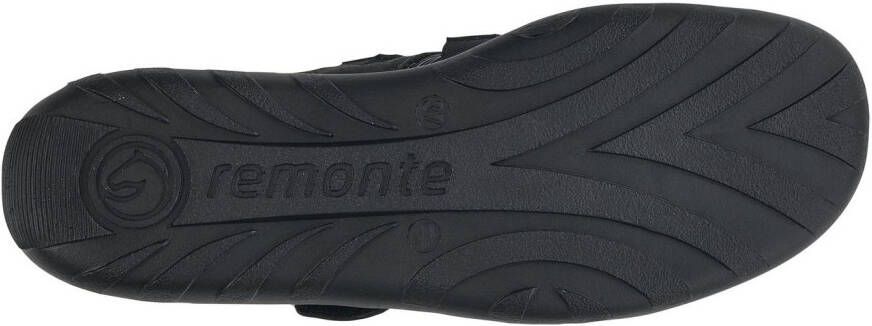 Remonte Ballerina's Slipper instapschoen slip-on sneaker met subtiele slangenlook