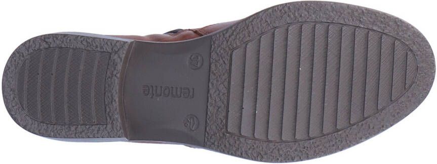 Remonte Chelsea-boots blokhak laarsjes business schoen accenten in reptiel-look