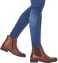 Remonte Chelsea-boots blokhak laarsjes business schoen accenten in reptiel-look - Thumbnail 9