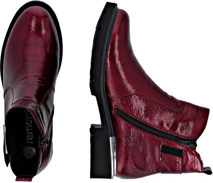 Remonte Chelsea-boots blokhak laarzen enkellaars met praktische binnenrits