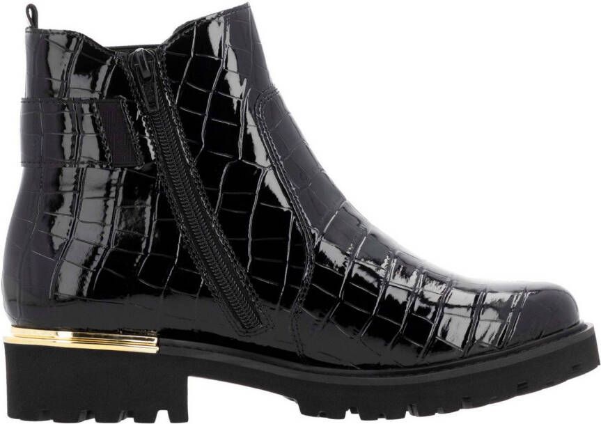 Remonte Chelsea-boots blokhak laarzen enkellaars met praktische binnenrits