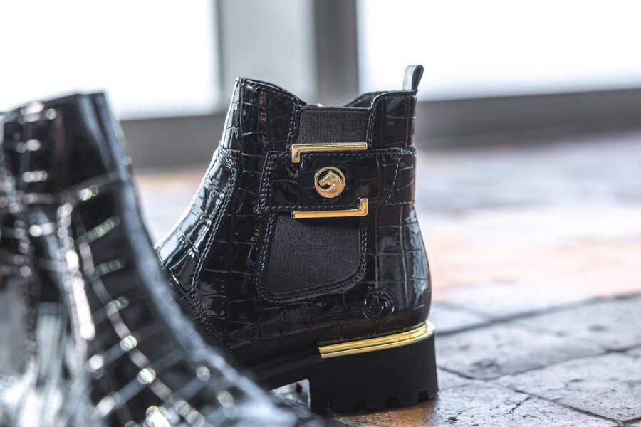 Remonte Chelsea-boots blokhak laarzen enkellaars met praktische binnenrits